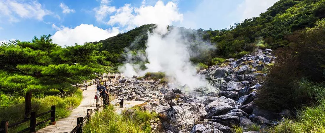 Sources chaudes et volcans de Kyushu - 14 jours