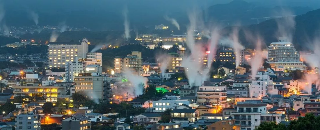 Sources chaudes et volcans de Kyushu - 14 jours